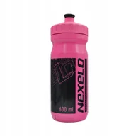 Shakery i bidony sportowe - Bidon rowerowy na wodę 600ml NEXELO różowo-czarny do roweru - miniaturka - grafika 1