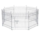 Akcesoria dla gryzoni - dibea kołowrotek z wolnym biegiem Gehege, bieg kurnika kratka do małych zwierząt (wysokość do wyboru) FG00551 - miniaturka - grafika 1