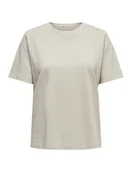 Koszulki i topy damskie - ONLY Onlonly S/S Tee Jrs Noos Top Kobiety, Silver Lining, M - miniaturka - grafika 1