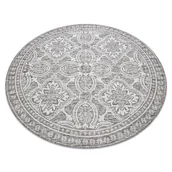 Dywany - Dywan SZNURKOWY SIZAL LOFT 21193 koło BOHO kość słoniowa/srebrny/taupe beżowy koło 120 cm - miniaturka - grafika 1