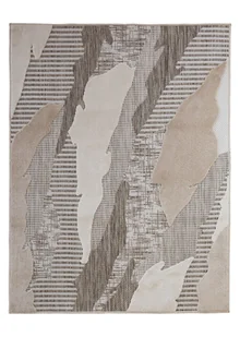 FLOKO Dywan zewnętrzny Bella brązowo-beżowy 120 x 160 cm - Dywany zewnętrzne - miniaturka - grafika 1