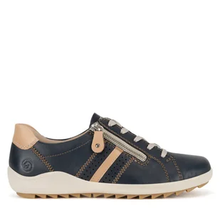 Półbuty Remonte R1432-14 Granatowy - Półbuty damskie - miniaturka - grafika 1