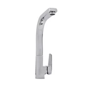 Baterie kuchenne - Invena Vigo Exe Jednouchwytowa bateria kuchenna stojąca z obrotową wylewką, chrom BZ-99-001-C - miniaturka - grafika 1