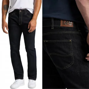Lee SLIM FIT Extreme Motion MVP Rinse DOPASOWANE WYGODNE GRANATOWE W34 L32 - Spodnie męskie - miniaturka - grafika 1