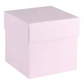 Scrapbooking - Pudełko EXPLODING BOX różowe 10x10x10 - Rzeczy z papieru - miniaturka - grafika 1
