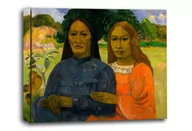 Obrazy i zdjęcia na płótnie - Two Women, Paul Gauguin - obraz na płótnie Wymiar do wyboru: 100x70 cm - miniaturka - grafika 1