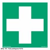 Tablice BHP - TD Systems AE003 - Pierwsza pomoc medyczna 200x200 - miniaturka - grafika 1