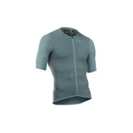 Koszulki rowerowe - Koszulka rowerowa szosowa NORTHWAVE Essence Jersey UPF50 zielony - miniaturka - grafika 1