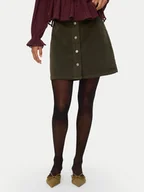 Spódnice - Vero Moda Spódnica mini Etta 10315342 Zielony Regular Fit - miniaturka - grafika 1