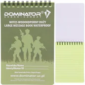 Notesy i bloczki - Dominator Notatnik Wodoodporny Small Olive - miniaturka - grafika 1