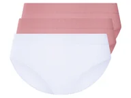 Majtki damskie - esmara® Majtki figi damskie, 3 pary (Różowy/ biały, S(36/38)) - miniaturka - grafika 1