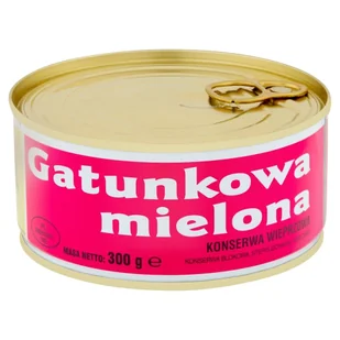 Mazury Ełk Konserwa wieprzowa gatunkowa mielona 300 g - Pasztet i przetwory mięsne - miniaturka - grafika 1