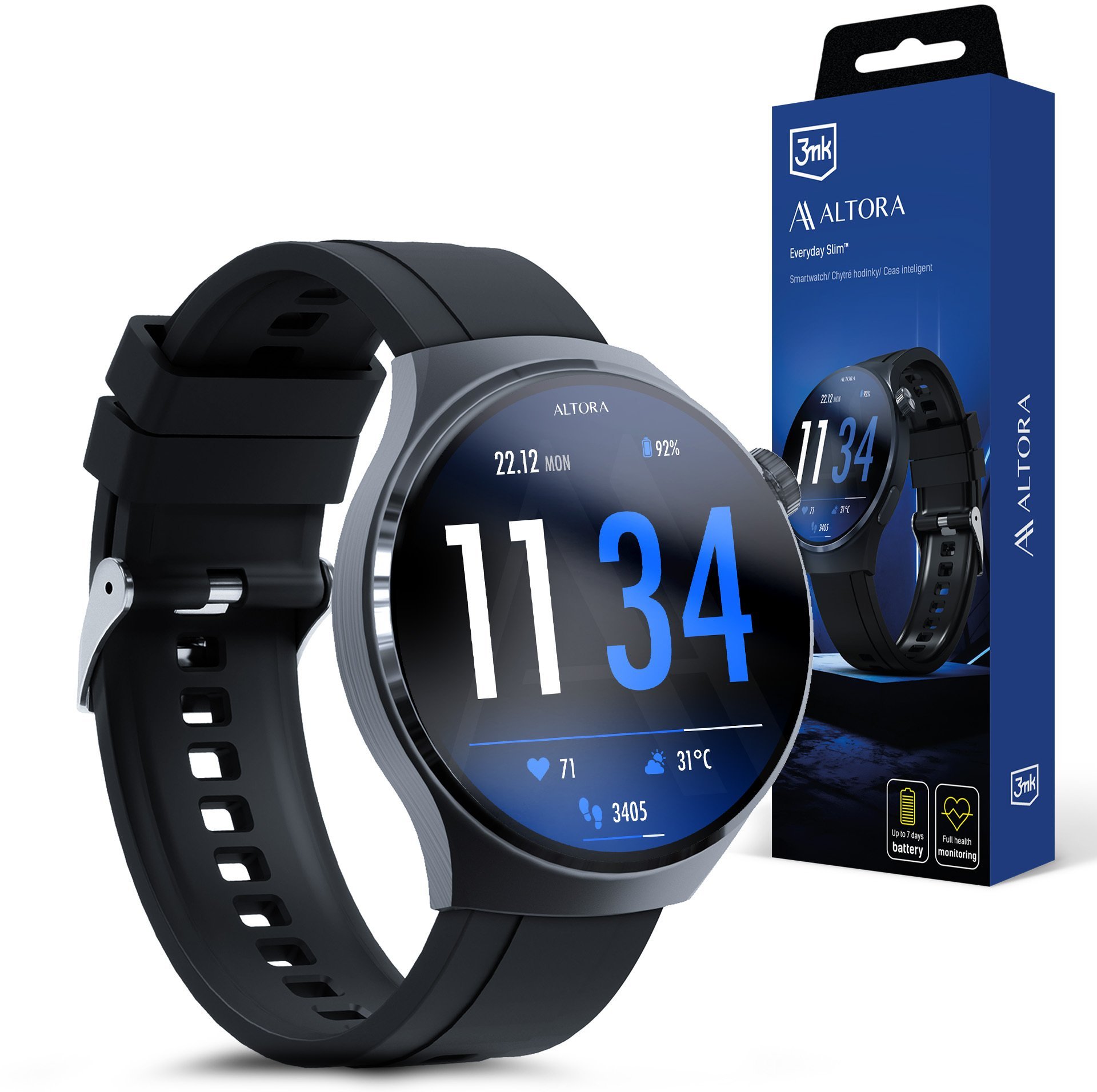 Smartwatch 3MK Smartwatch 3mk Altora Everyday Slim