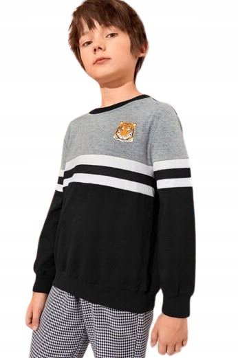SHEIN BLUZA DZIECIĘCA WIELOKOLOROWA WZÓR 140 V4S