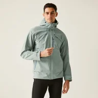 Kurtki męskie - Regatta Męska Kurtka Przeciwdeszczowa Okara Szary, Rozmiar: 3XL - miniaturka - grafika 1