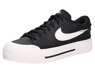 Nike Court Legacy Lift, Trampki damskie, Black Sail White Team Pomarańczowy, 40 EU - Trampki damskie - miniaturka - grafika 1