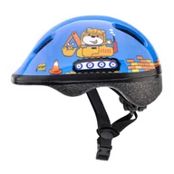 Kaski rowerowe - Meteor Kask rowerowy KS06 S 48-52 cm Teddy builder 24841 - miniaturka - grafika 1