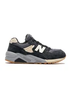 Trampki męskie - New Balance Skórzane sneakersy "580" w kolorze czarnym - miniaturka - grafika 1