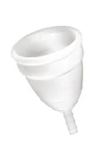 Kubeczki menstruacyjne - MENSTRUAL CUP WHITE L (Size: T2) - miniaturka - grafika 1