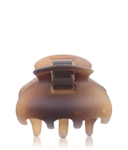 Solida Zacisk falisty do wody 4,5 cm x 3,7 cm brązowy Klamry do włosów 1 szt. - Ozdoby do włosów - miniaturka - grafika 1