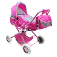 Wózki dla lalek - Wózek dla lalki ZUZIA głęboki LAZUR - miniaturka - grafika 1