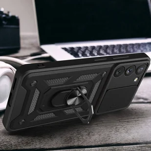Hybrid Armor Camshield etui do Samsung Galaxy A54 5G pancerny pokrowiec z osłoną na aparat różowe - Etui i futerały do telefonów - miniaturka - grafika 6