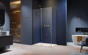 Radaway Furo Kdj Brushed Gold kabina 120x90cm lewa szczotkowane złoto 10104622-99-01L/10110580-01-01/10113090-01-01 - Kabiny prysznicowe Radaway Furo Kdj Brushed Gold kabina 120x90cm lewa szczotkowane złoto 10104622-99-01L/10110580-01-01/10113090-01-01 - Kabiny prysznicowe - miniaturka - grafika 3