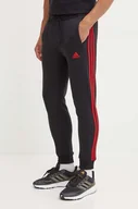 Spodnie męskie - adidas spodnie dresowe Essentials kolor czarny z aplikacją JI6428 - miniaturka - grafika 1
