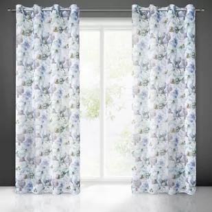 Eurofirany Euro Firany Zasłona Bella 140 x 250 Niebieski 1222378 - Zasłony - miniaturka - grafika 1