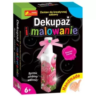 Handmade - Dekupaż i malowanie. Różowe kwiaty Ranok-Creative - Zabawki kreatywne - miniaturka - grafika 1