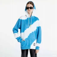 Bluzy męskie - BLUZA SPORTOWA REEBOK SMILEY R. S UNISEX KAPTUR KANGURKA NIEBIESKA BIAŁA - miniaturka - grafika 1