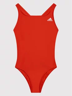 Adidas Strój kąpielowy Solid Fitness GQ1145 Czerwony - Stroje kąpielowe - miniaturka - grafika 1