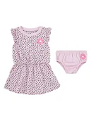 Spodenki dla niemowląt - Converse 2-częściowy zestaw w kolorze jasnoróżowym - miniaturka - grafika 1