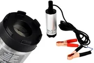 Pozostałe wyposażenie warsztatu - Geko Pompa do spuszczania paliwa oleju pompka 12V 37mm G00943 - miniaturka - grafika 1