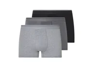Majtki męskie - esmara Men Bokserki męskie z bawełną, 3 pary (Czarny/ ciemnoszary/ szary, 5/M) - miniaturka - grafika 1