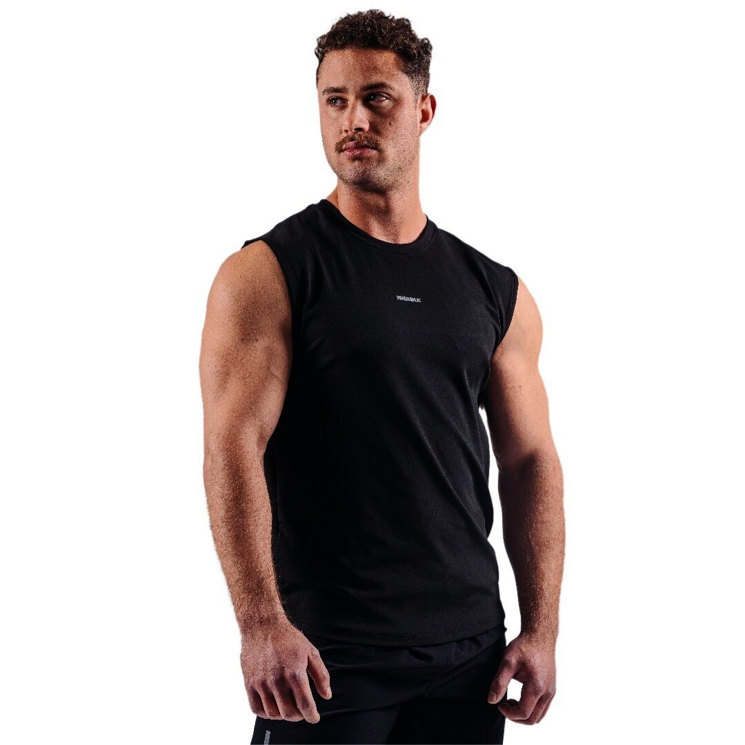 Koszulka męska Nebbia Primal Tank Top with Reflective Print 874 black M