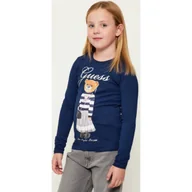 Bluzy dla dziewczynek - Guess Bluzka Regular Fit - miniaturka - grafika 1