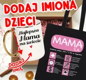 Kubki - Zestaw prezentowy dla mamy na Dzień Mamy NAJLEPSZA MAMA NA ŚWIECIE Z IMIONAMI DZIECI NA KUBKU - miniaturka - grafika 1