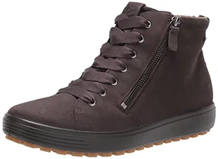 ECCO Damskie sztyblety Soft 7 Tred GTX Hi, 34,5 EU, Licorice, 37 eu - Botki damskie - miniaturka - grafika 1