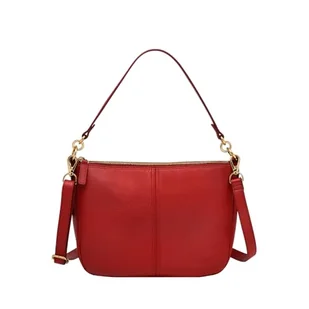 Fossil Damskie body Jolie Crossbody brązowe, Granat, jeden rozmiar - Torebki damskie - miniaturka - grafika 1