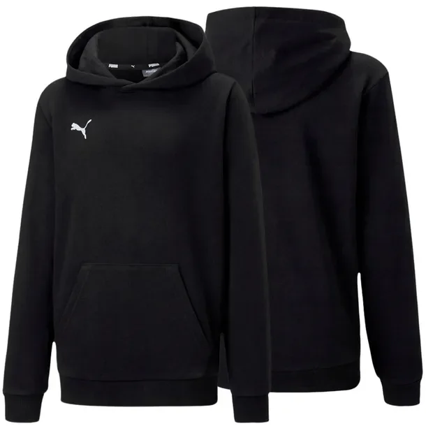 Y4760 Czarna Bluza z Kapturem Sportowa Dresowa Puma TeamGoal Dziecięca 152