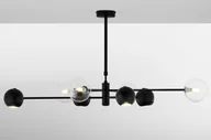 Lampy sufitowe - Czarna lampa do stylowego salonu JUP 1996 MO8 CZ TR - miniaturka - grafika 1