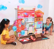 Domki dla lalek - Domek dla lalek diabelski młyn Fun Beach House KidKraft - miniaturka - grafika 1