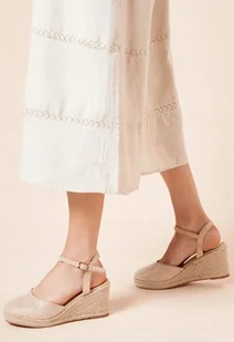 DOROTHY PERKINS DAMSKIE ESPADRYLE BEŻOWE NA KOTURNIE 40 FPO - Espadryle damskie - miniaturka - grafika 1