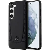 Etui i futerały do telefonów - Mercedes MEHCS23MARMBK S23+ S916 czarny/black hardcase Leather Urban - miniaturka - grafika 1