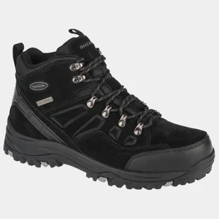 Skechers Buty czarne męskie sportowe 64869-BLK r. 41 sport - Buty trekkingowe męskie - miniaturka - grafika 1