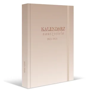 Kalendarz nauczyciela 2025/2026 dzienny beż (73992493 ) - Kalendarze - miniaturka - grafika 1