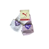 Skarpetki dla dzieci - PUMA SKARPETY KIDS HEART LOGO QUARTER 2-PACK 93865203 r 39-42 - Puma - miniaturka - grafika 1