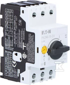 Eaton Wyłącznik silnikowy 3P 4kW 6.3-10A PKZM0-10-EA 189903 189903 - Wyłączniki światła i elektryczne - miniaturka - grafika 1
