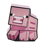 Gadżety dla graczy - Lampka gamingowa PALADONE Minecraft - Pig Box - miniaturka - grafika 1